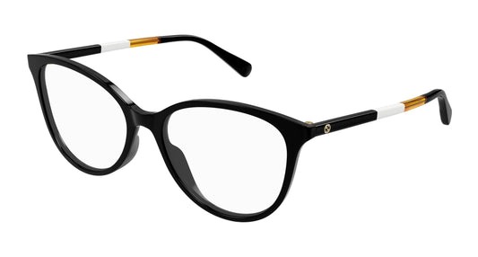 Gucci GG1359o-007 Black Cat Eye Eyeglasses 54mm