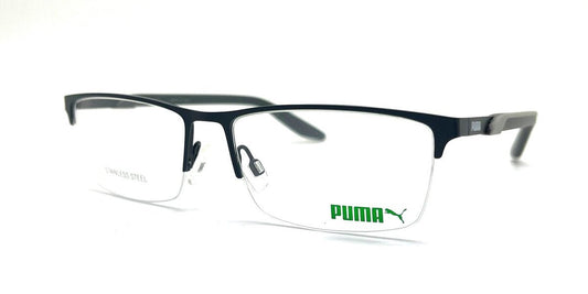 Puma PE0152OL 001 Shiny Black  Eyeglasses 57mm