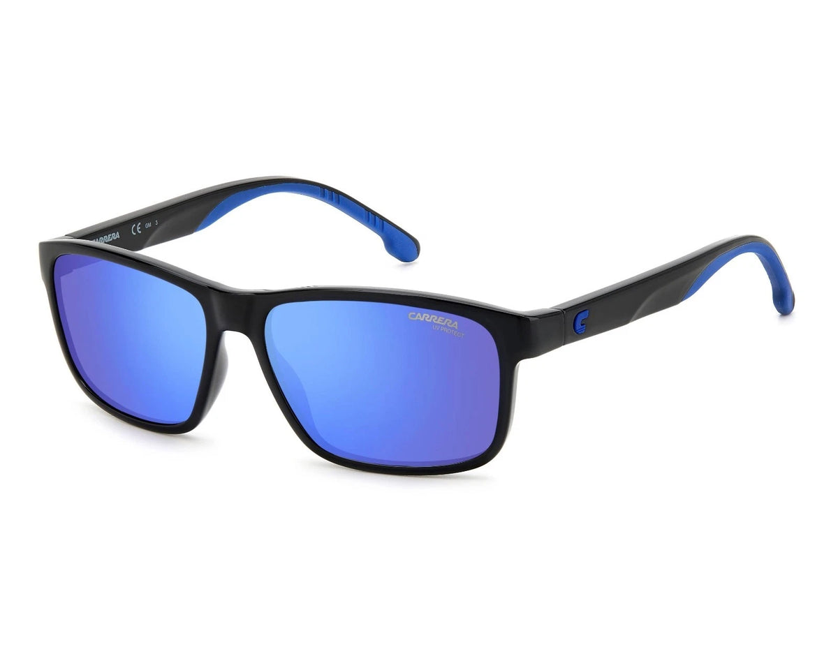 Carrera CARRERA-2047T/S D51 Black Rectangle Sunglasses 54mm Sunglasses