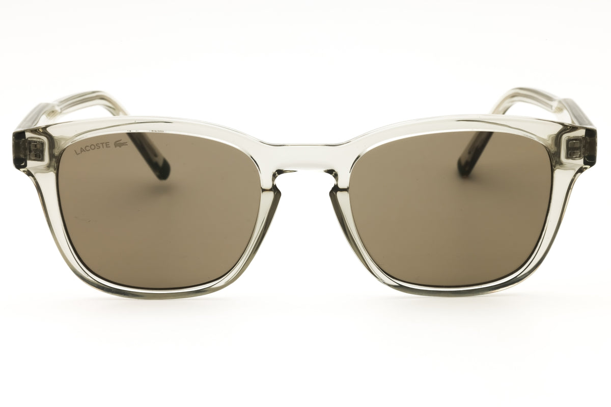 Lacoste L6026S-038 Grey Rectangle Sunglasses 51mm