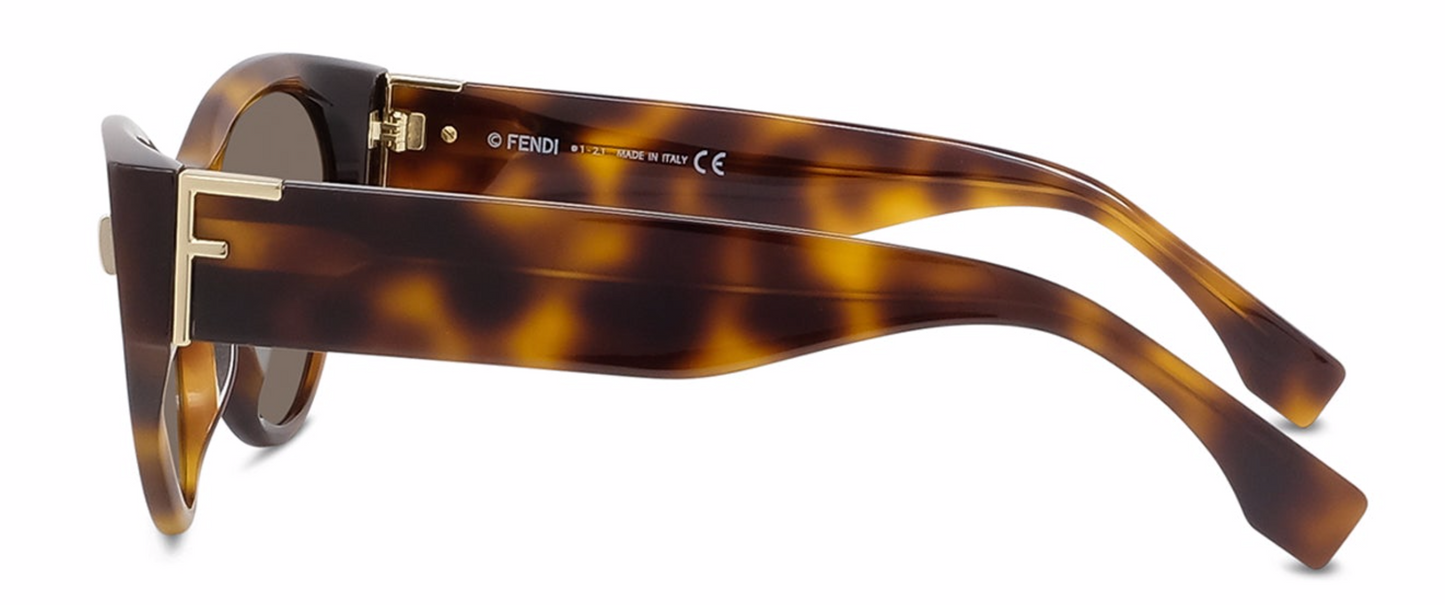 Fendi FE40035I-53E-55  New Sunglasses