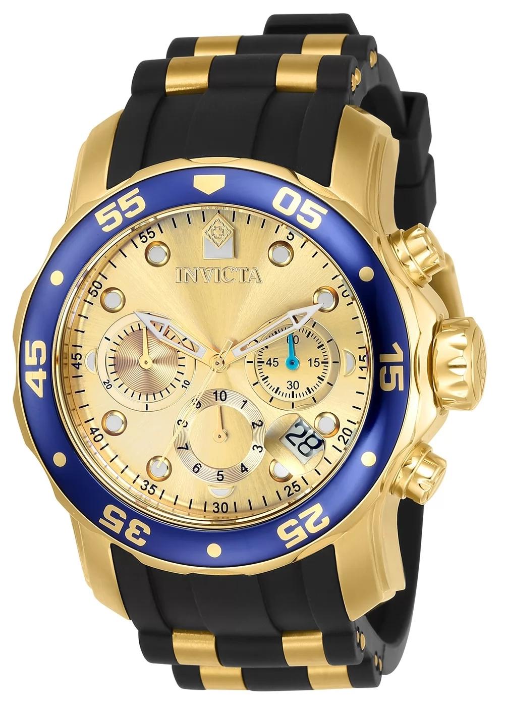 Invicta 17881 17881 Watch - Gold Dial Polyurethane Band