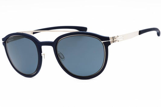 IC Berlin RH0026H16920R14101rb Blue Round Sunglasses 50mm