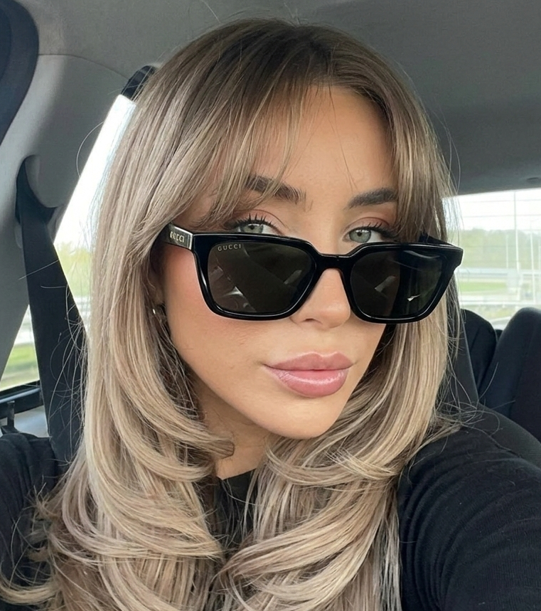 Gucci GG1539S-001 55 New Sunglasses