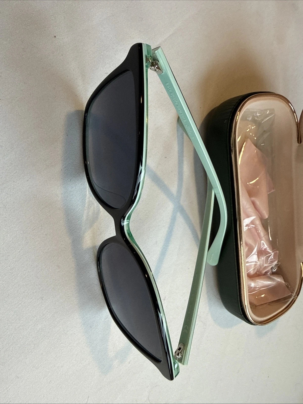 Kate Spade BRIGITTE/F/S-807-58 Black Rectangle Sunglasses 58mm Sunglasses