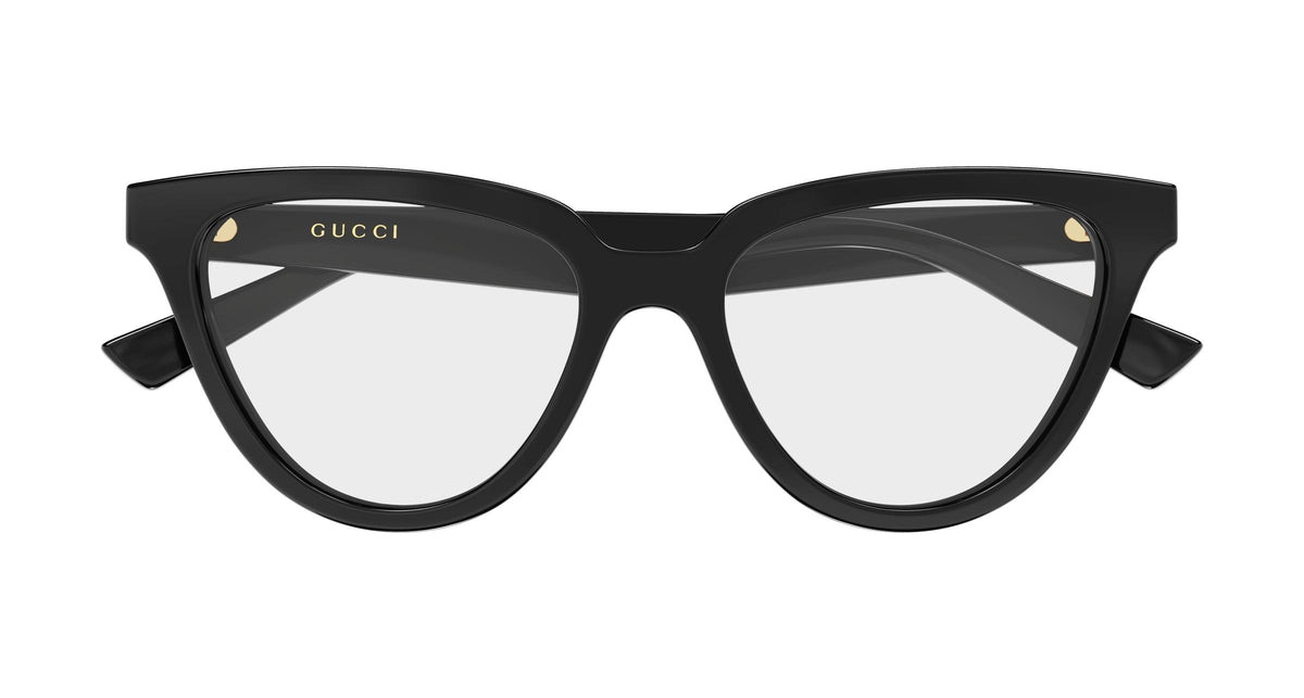 Gucci GG2179o-001 eyeglasses in black frame with clear lenses