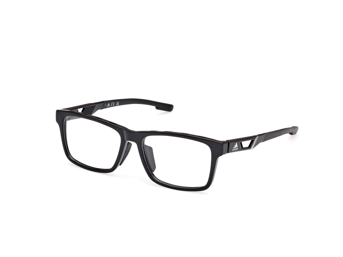 Adidas SP5089-H-001-55 Black Rectangle Eyeglasses 55mm Eyeglasses