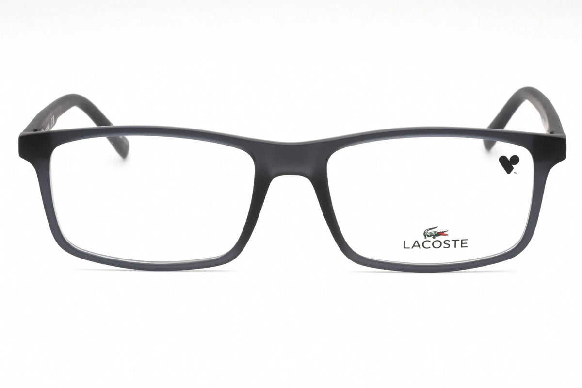 Lacoste L2858N 024 Gray Rectangle Eyeglasses 54mm Eyeglasses