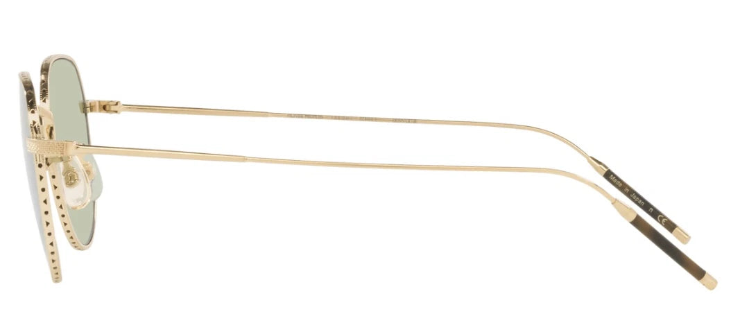 Oliver Peoples 0OV1298T-5311-47 Brushed Gold Round SUNGLASSES 47mm Sunglasses