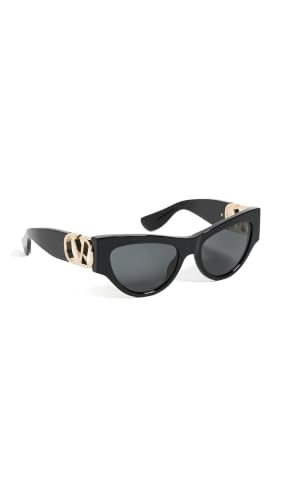 Valentino VG0053S-001 Black Cat Eye Sunglasses 55mm Sunglasses
