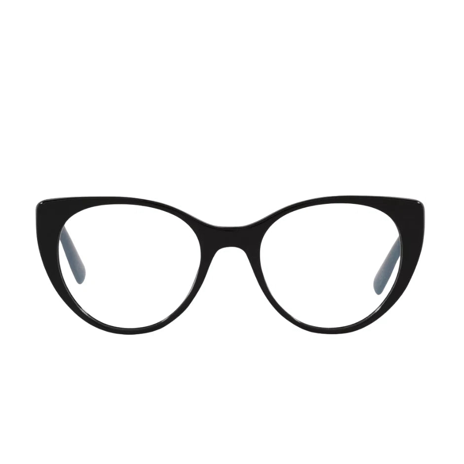 Miu Miu 0MU06TV-07O1O1-50 Black/Blue Square EYEGLASSES 50mm Eyeglasses