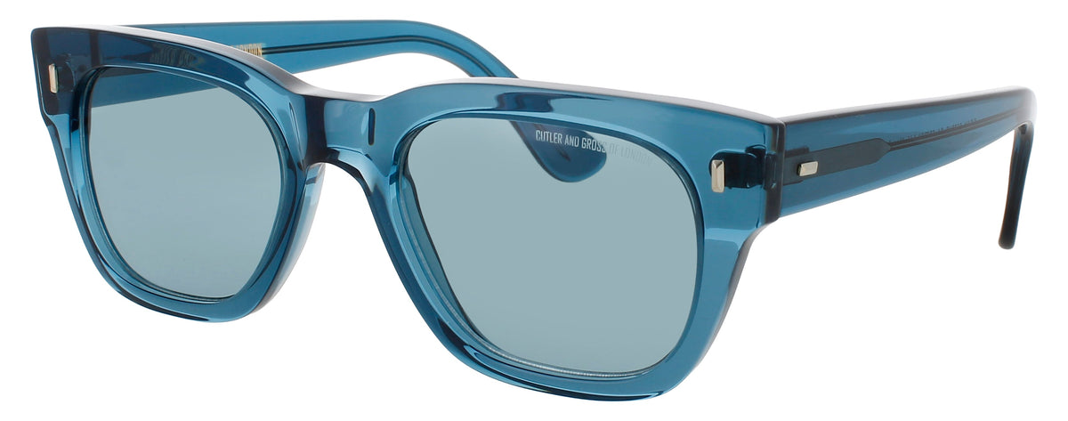Cutler And Gross CGSN-0772V2-52-04 DEEP TEAL  Unisex Sunglasses 52mm Sunglasses
