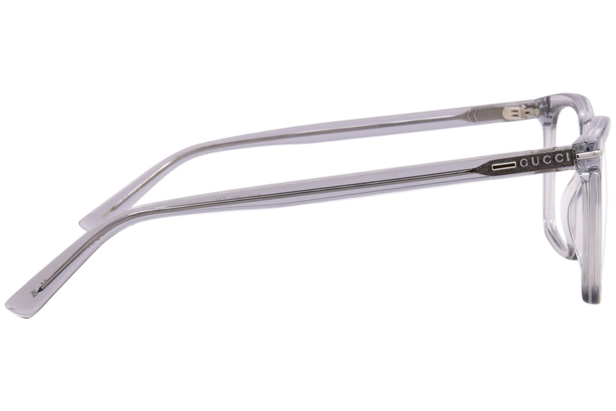 Gucci GG1445O-017 Grey Rectangular Eyeglasses 59mm Eyeglasses