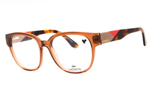 Lacoste L2953-232 Transparent Caramel Round Eyeglasses 55mm