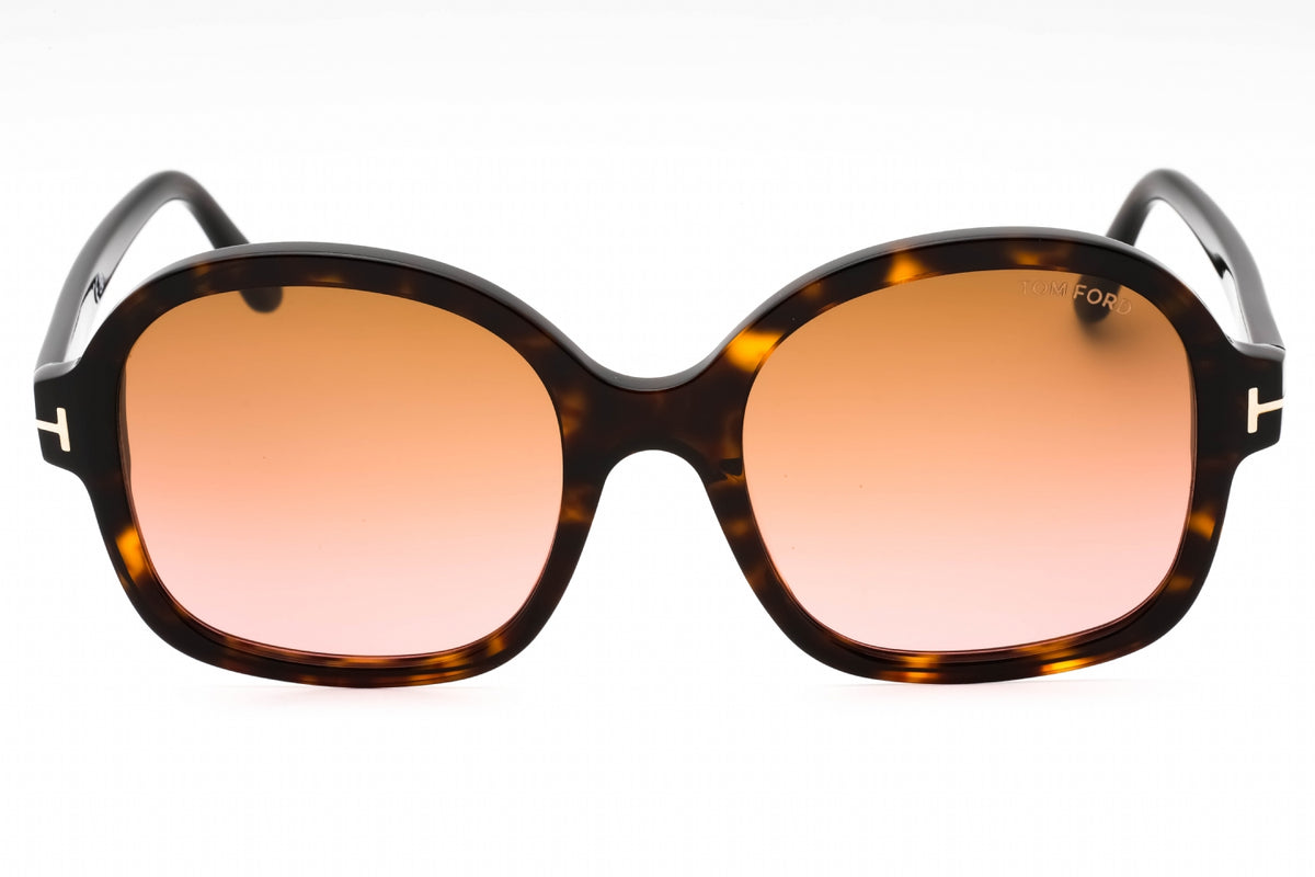 Tom Ford FT1034-52F dark havana Oval Sunglasses 57mm Sunglasses