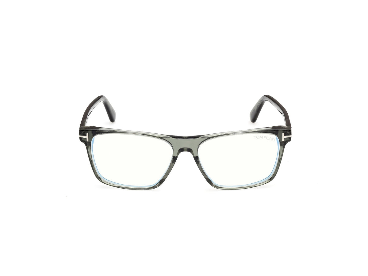 Tom Ford FT6170-B-56093-56 Shiny Light Green Rectangular  56mm Eyeglasses