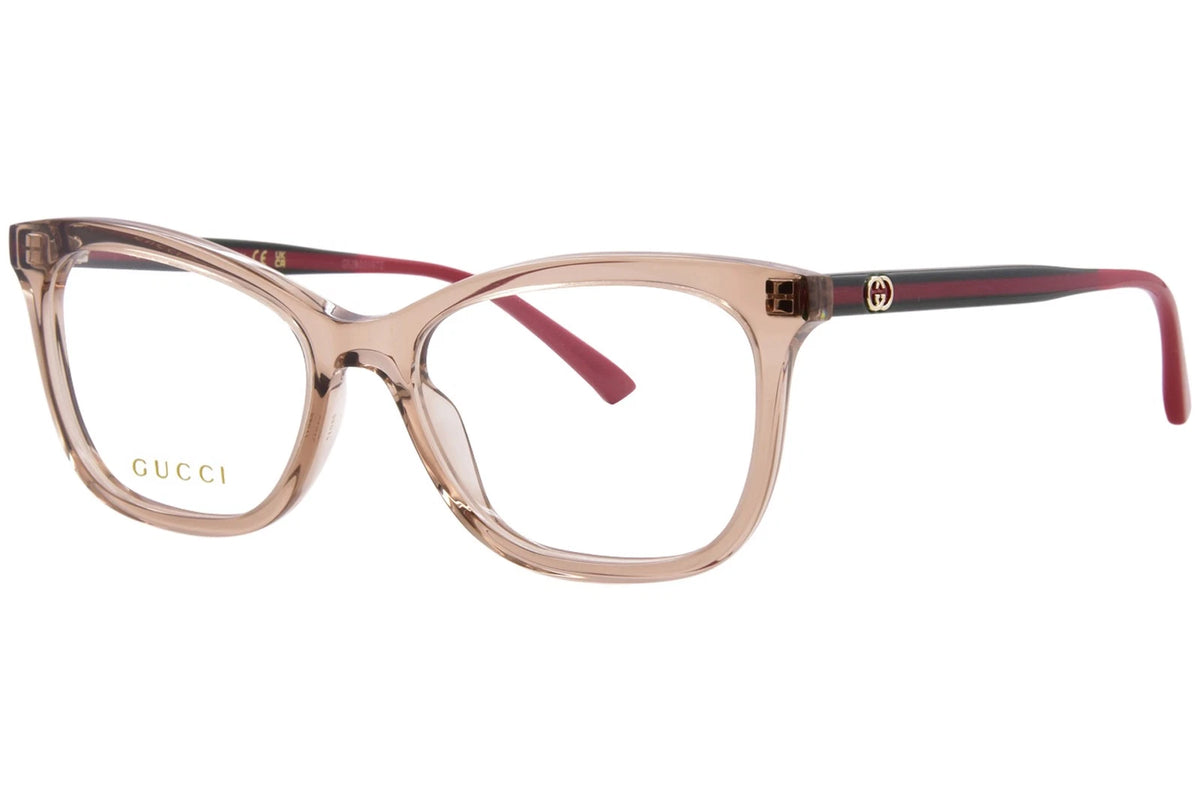 Gucci GG2117O-003 Brown Cat Eye Eyeglasses 54mm Eyeglasses