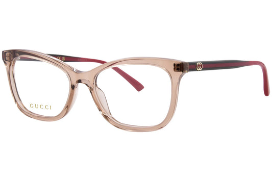 Gucci GG2117O-003 Brown Cat Eye Eyeglasses 54mm Eyeglasses