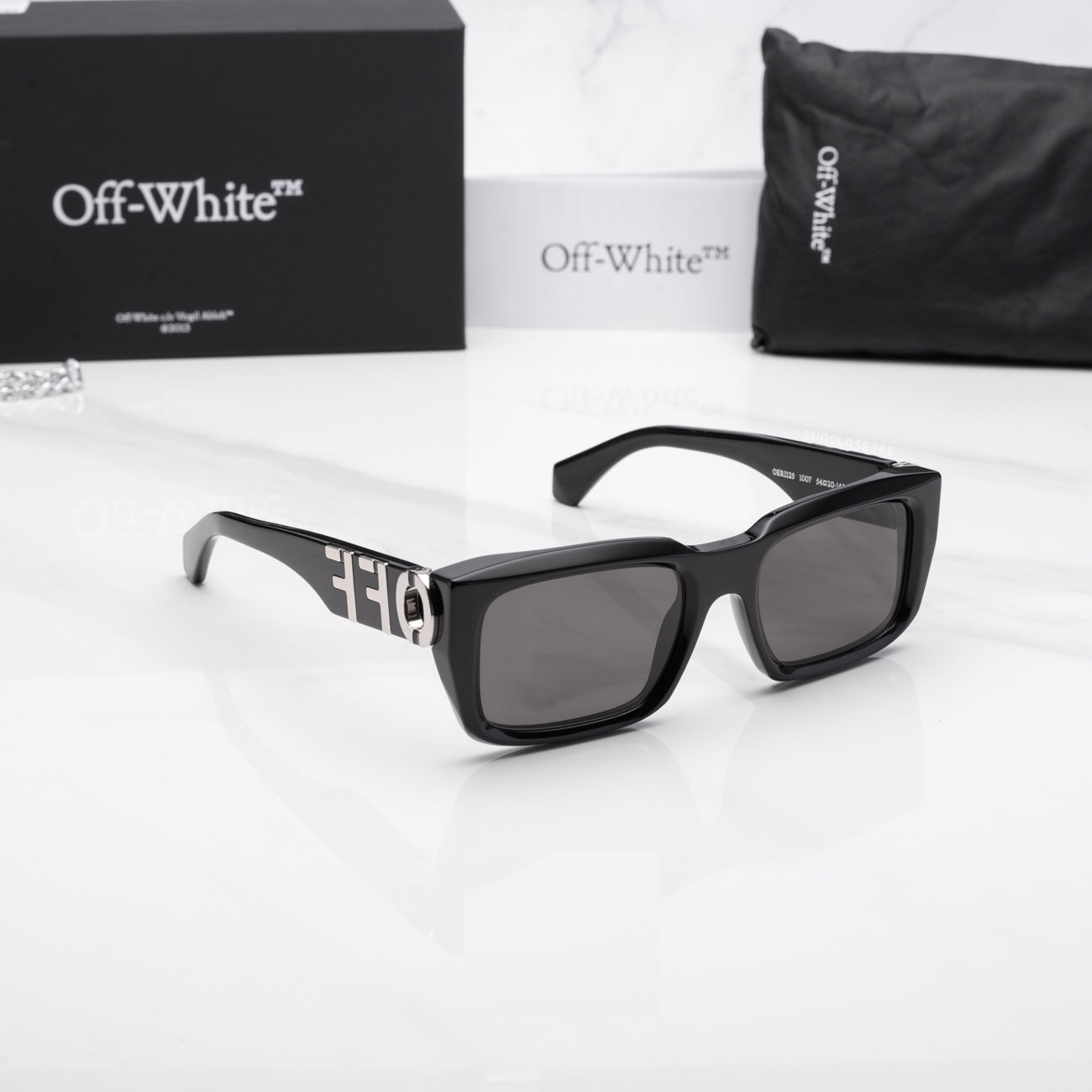 Off-White OERI125S24PLA0011007 54mm New Sunglasses