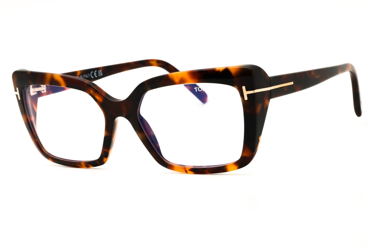 Tom Ford FT5991-B-052 dark havana Rectangular Eyeglasses 55mm Eyeglasses