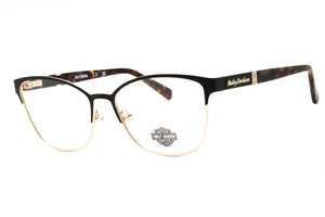 Harley Davidson HD50058-002 Matte Black Rectangular Eyeglasses 55mm