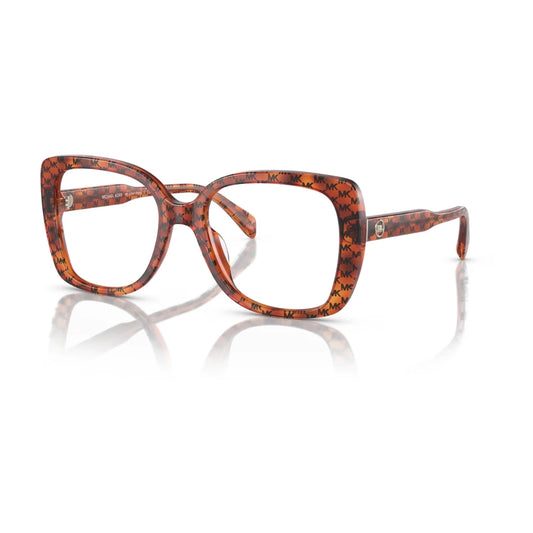 Michael Kors 0MK4104U-3555-53 Brown Square EYEGLASSES 53mm Eyeglasses