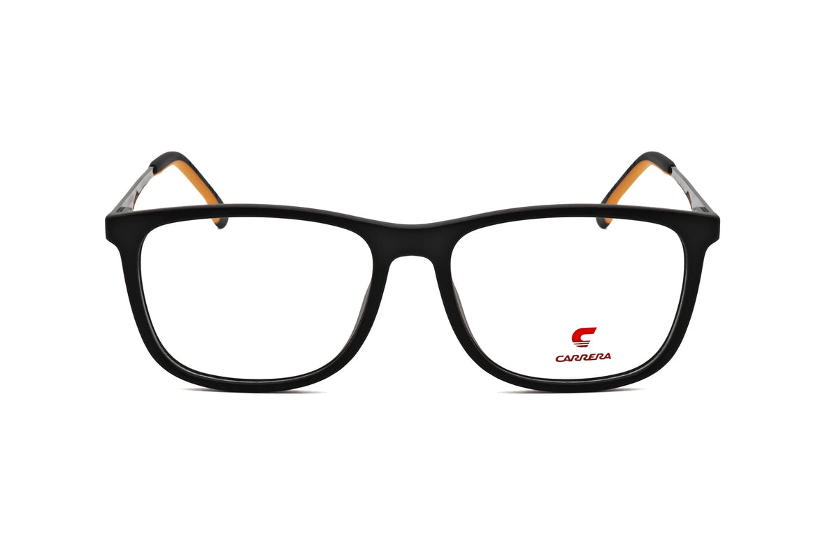 Carrera CARRERA2045T-8LZ-52 Black Orange Rectangle Eyeglasses 52mm Eyeglasses