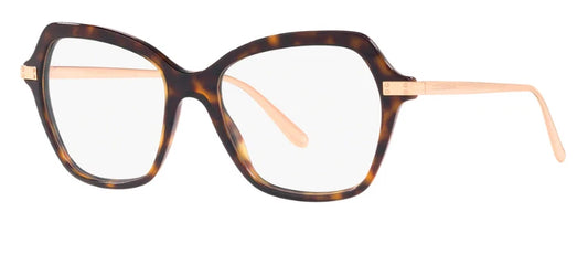 Dolce Gabbana 0DG3311-502-53 Tortoise / Havana & Gold Cat Eye EYEGLASSES 53mm Eyeglasses