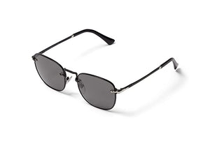 Persol 0PO2490S 1078B1 Black Square Sunglasses 52mm