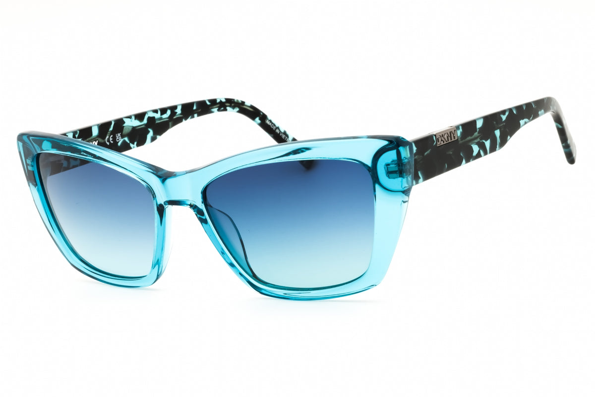 DKNY DK554S-430 CRYSTAL TURQUOISE Cat eye Sunglasses 54mm Sunglasses