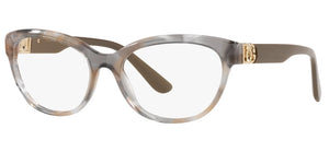 Dolce Gabbana 0DG3342F-3321-55 Grey Geometric Eyeglasses 55mm