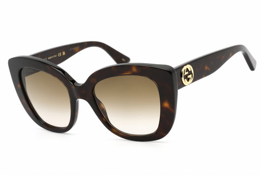 Gucci GG0327S-002 Havana Cat eye Sunglasses 52mm Sunglasses