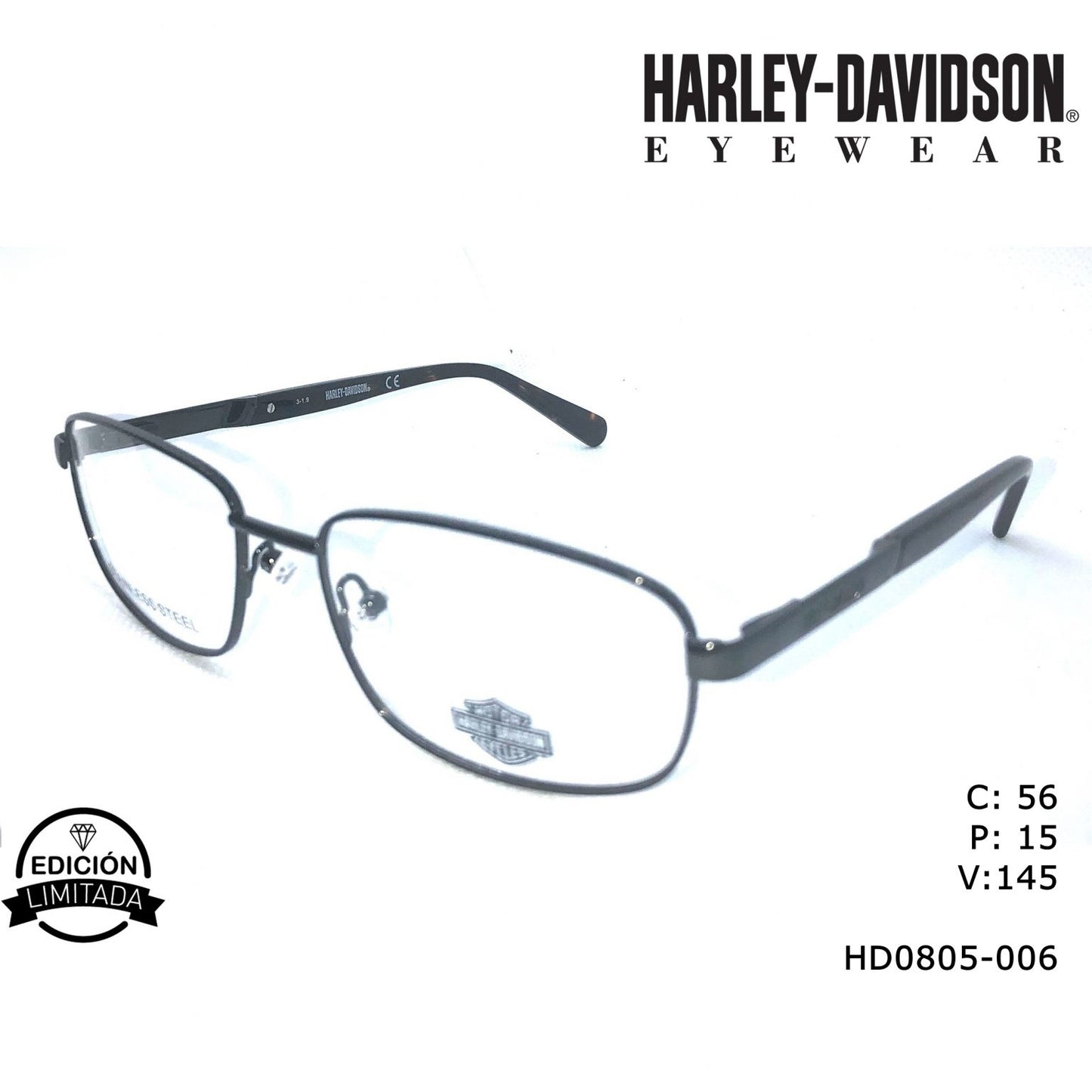 Harley Davidson HD0805-006-56 56mm New Eyeglasses