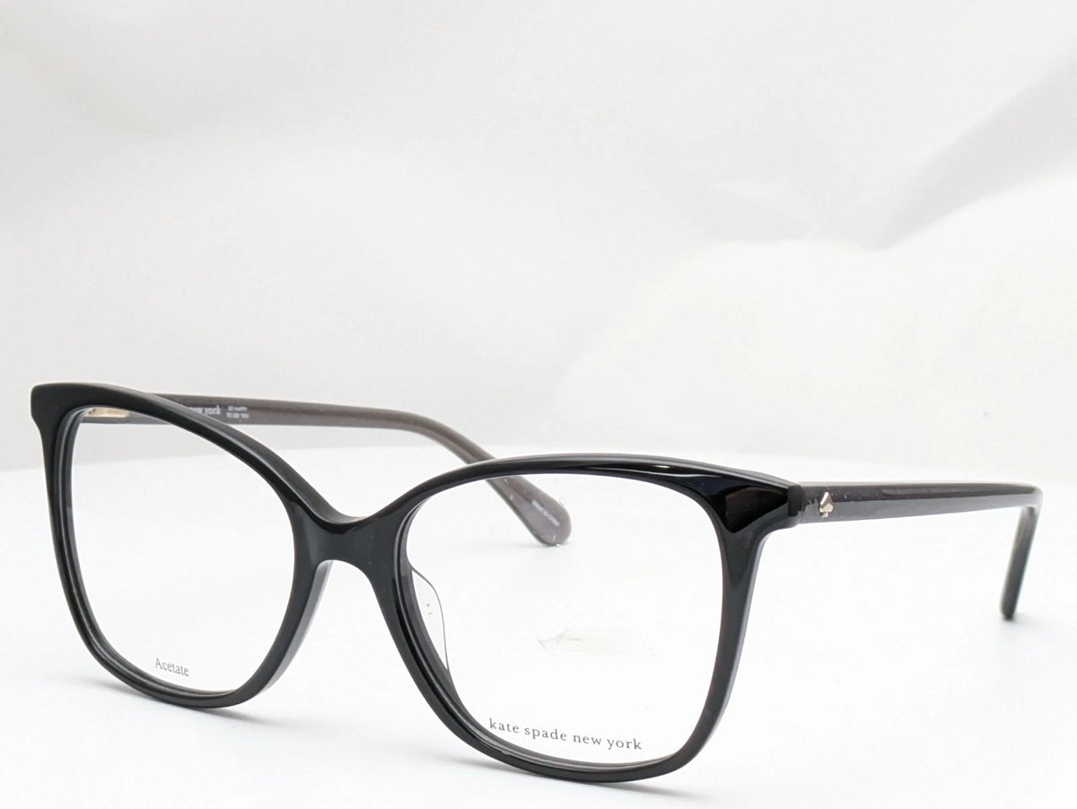 Kate Spade DARCIE-807-52 Black Rectangle Eyeglasses 52mm Eyeglasses
