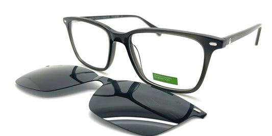 Benetton BEO1129-CLIP BLACK SMOKE   55mm Eyeglasses