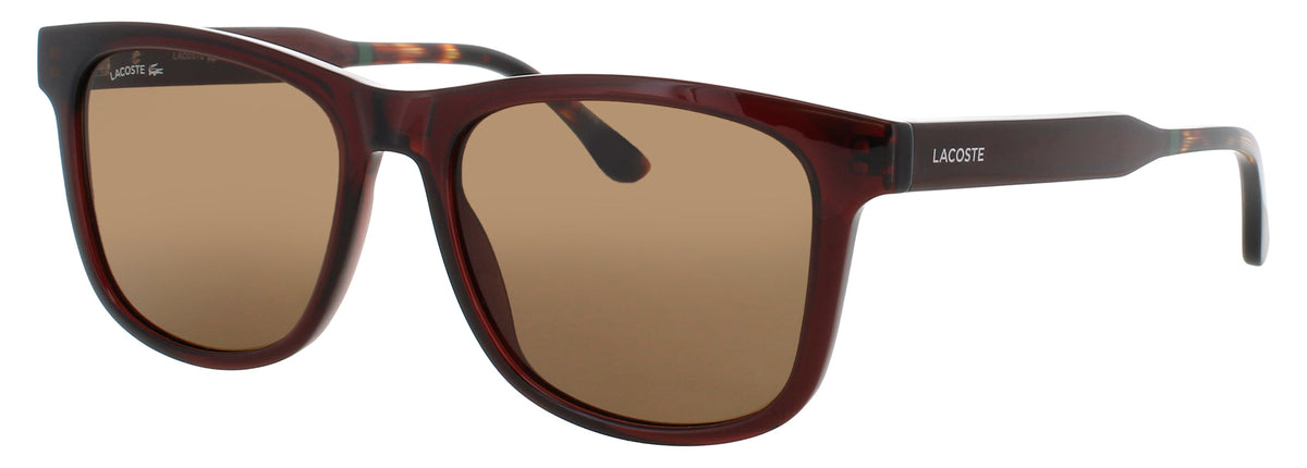 Lacoste L6060S-210 TRANSPARENT DARK BROWN  Men's Sunglasses 54mm Sunglasses
