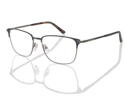 Ted Baker TB423560955(NO CASE) eyeglasses in gunmetal frame with clear lenses