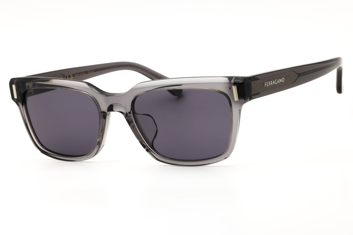 Salvatore Ferragamo SF2043SLB-020 TRANSPARENT GREY Rectangular Sunglasses 53mm Sunglasses