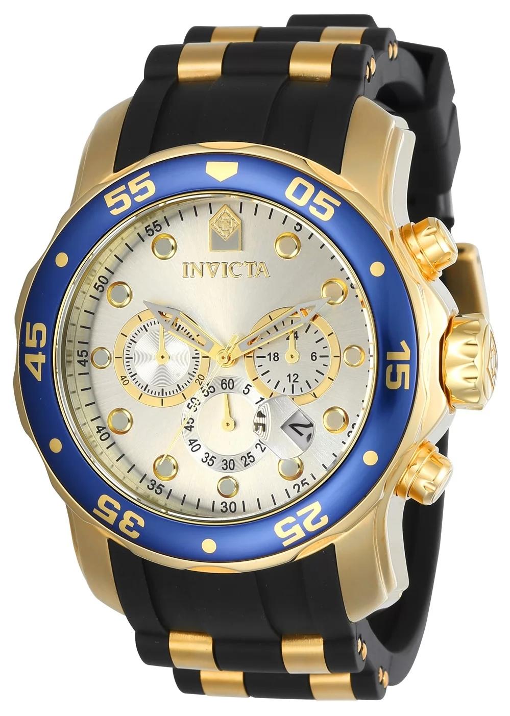 Invicta 17880 17880 Watch - Silver Dial Polyurethane Band