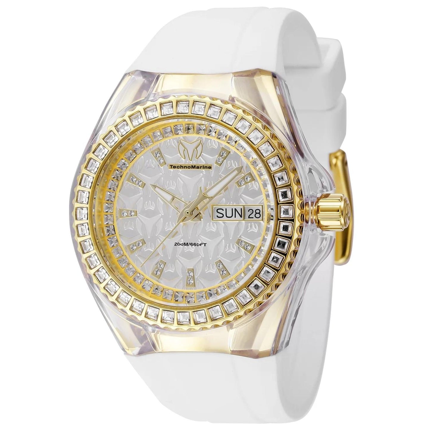 TechnoMarine TM-121172 TM-121172 Watch - Silver Dial Leather Band