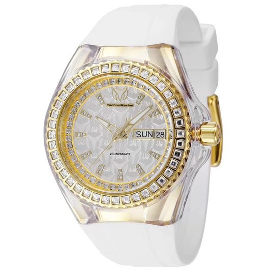 TechnoMarine TM-121172 TM-121172 Watch - Silver Dial Leather Band