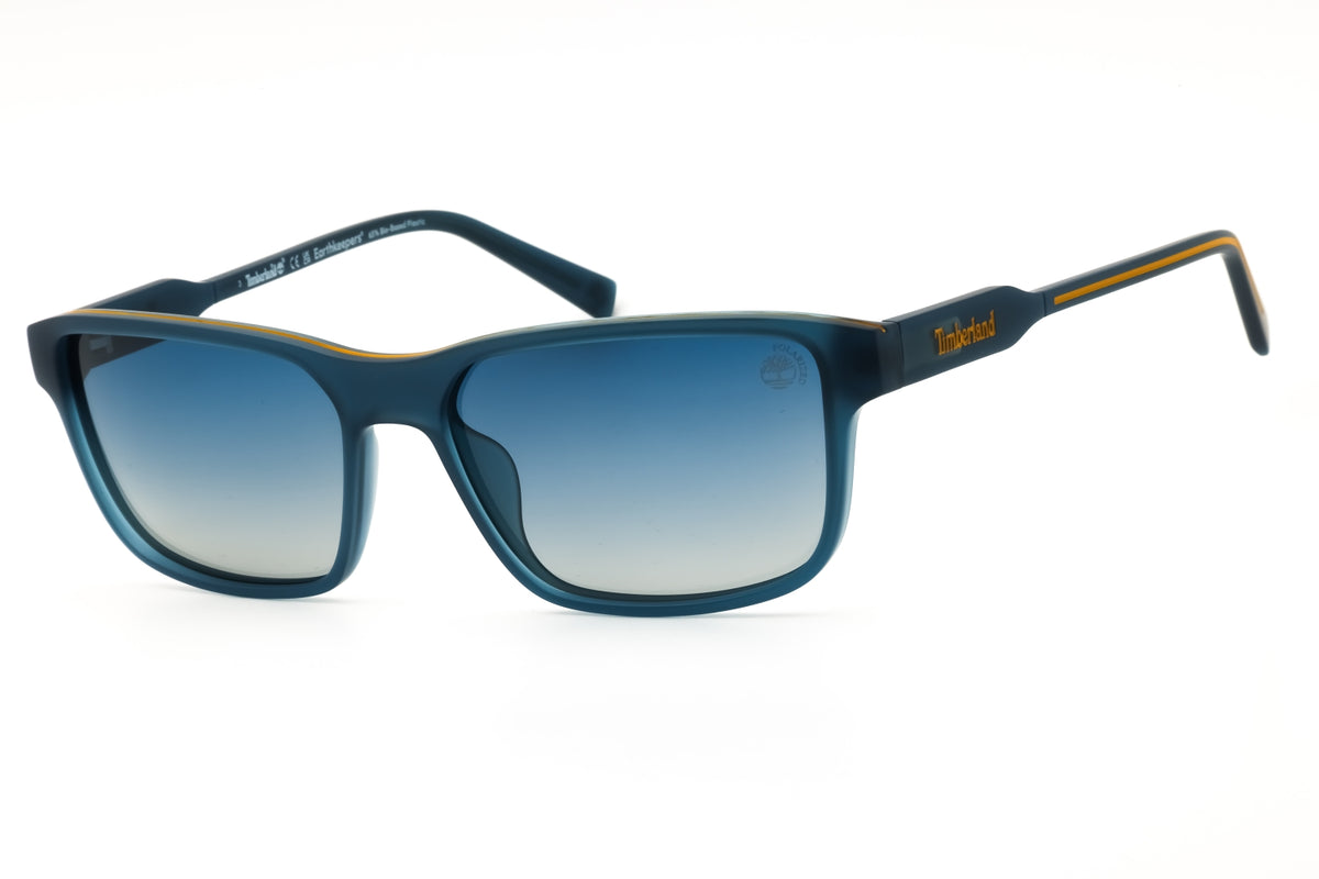 Timberland TB00051-91D matte blue Rectangular Sunglasses 57mm Sunglasses