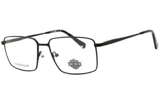 Harley Davidson HD50103-002 eyeglasses in matte black frame with clear lenses