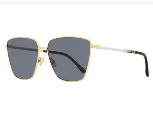Jimmy Choo 0LAVI-S-2M2-60 Gold Wrap SUNGLASSES 0mm Sunglasses
