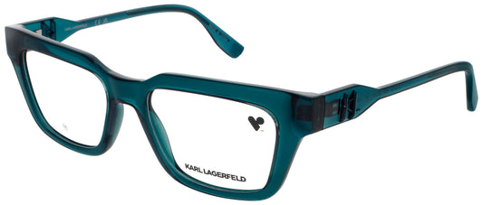 Karl Lagerfeld KL6152-400-52 Blue Square Eyeglasses 52mm Eyeglasses