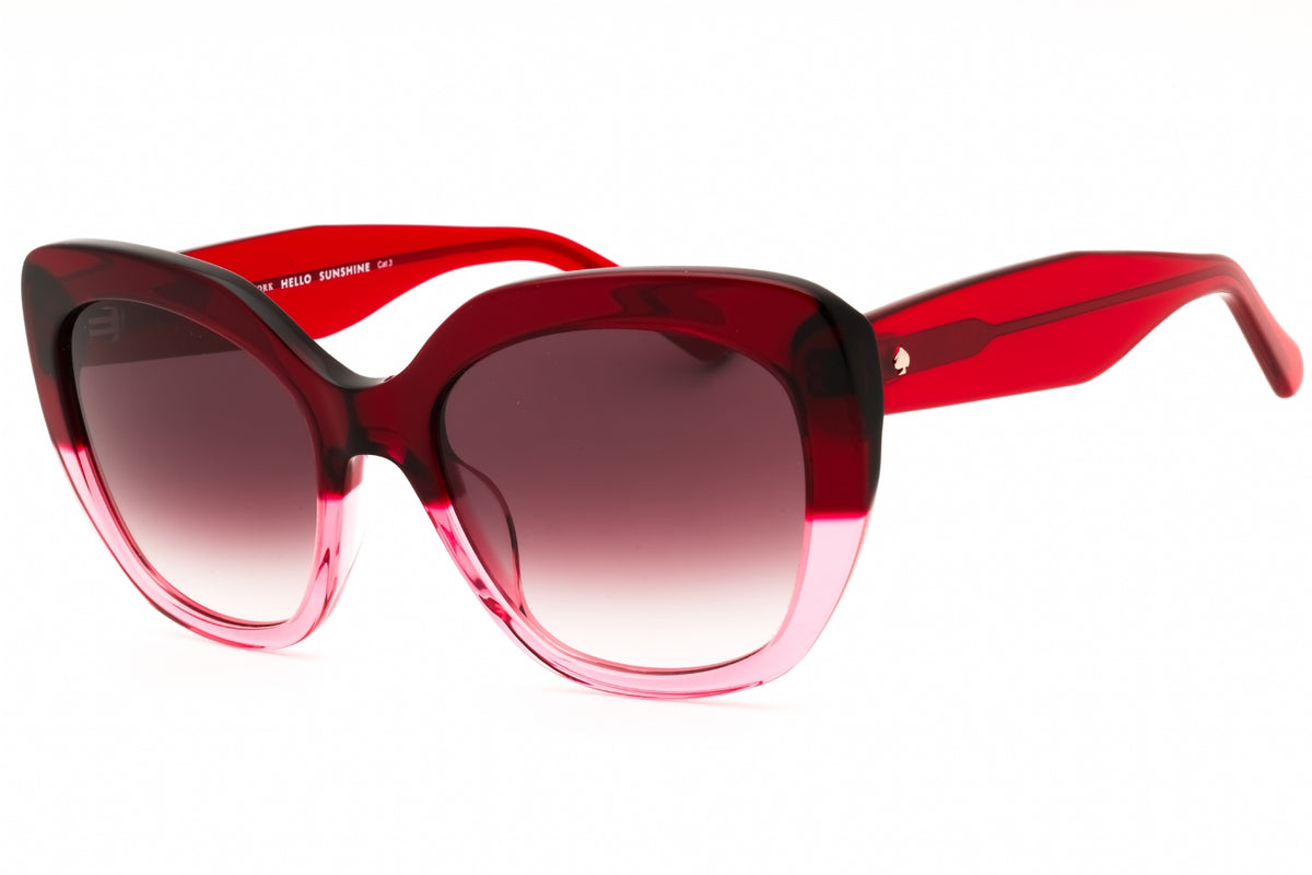 Kate Spade WINSLET/G/S-092Y 3X RED PINK Oversized Sunglasses 55mm Sunglasses