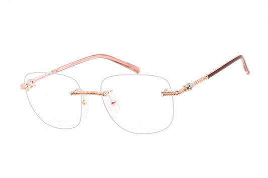 Charriol PC71044-C03 eyeglasses in shiny pink gold frame with clear lenses