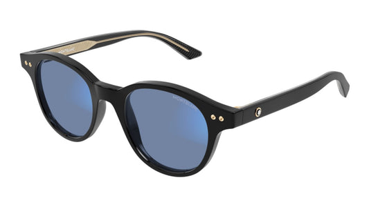 Mont Blanc MB0255S-001 49mm New Sunglasses