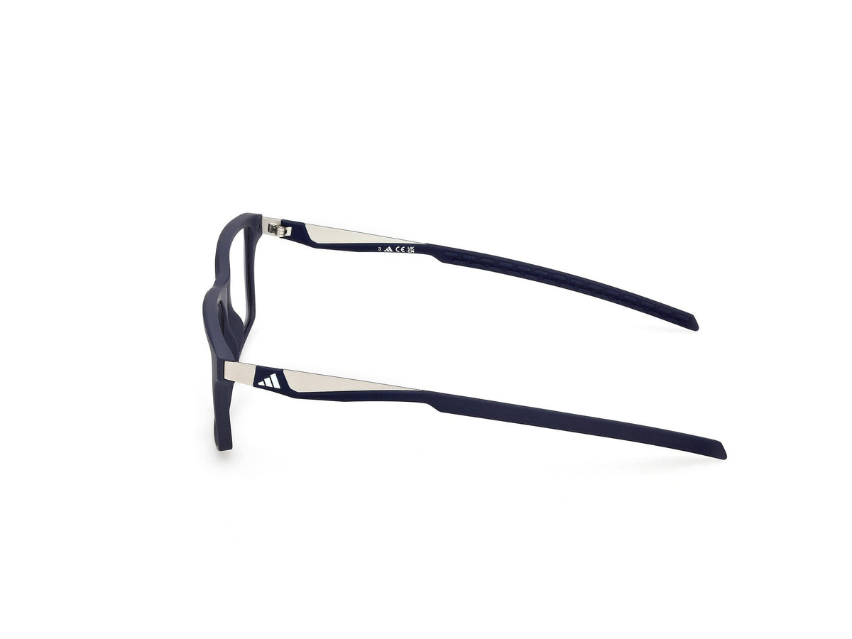 Adidas SP5109-091-55 Blue Rectangle Eyeglasses 55mm Eyeglasses