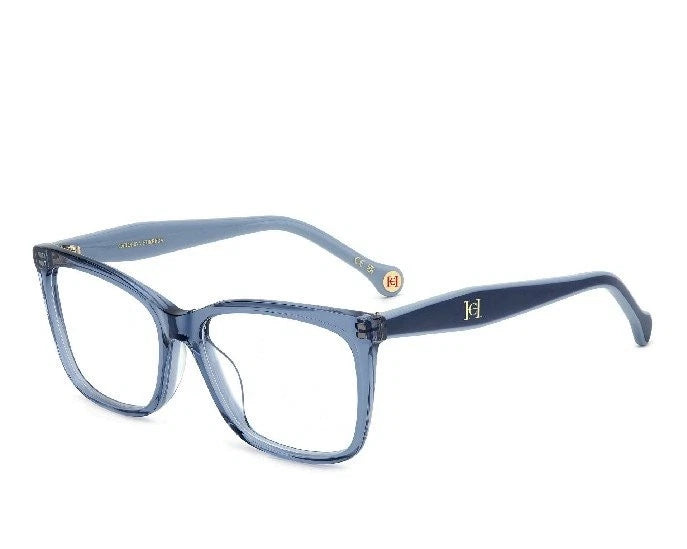 Carolina Herrera HER0260/G-PJP-55 Blue Rectangle Eyeglasses 55mm Eyeglasses